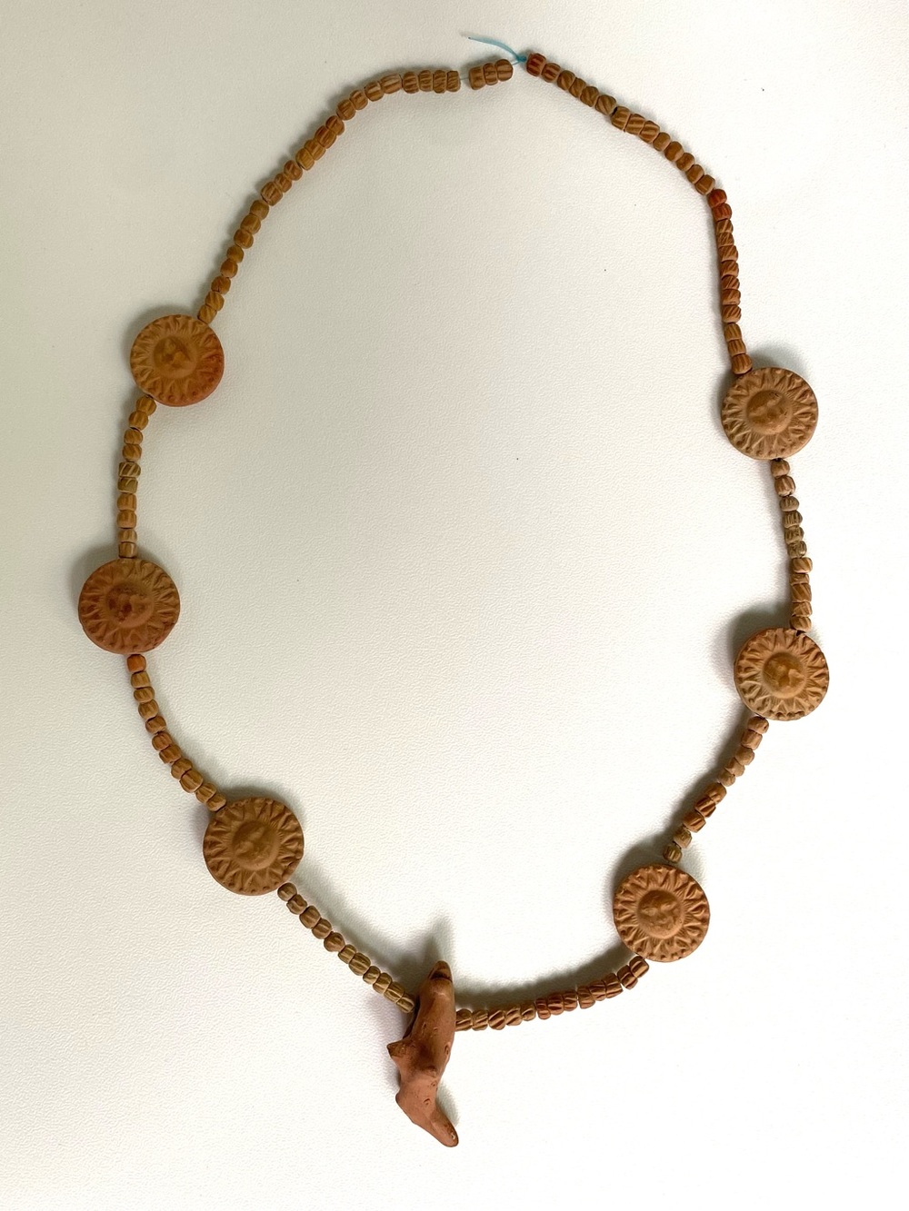 Handcrafted Clay Beaded Celestial Necklace